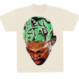 HELLSTAR DENNIS RODMAN BAD BOY CREAM T-SHIRT